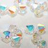 6mm Crystal AB - CRYSTALLIZED Swarovski Bicone 5301