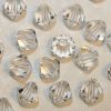 6mm Crystal - CRYSTALLIZED Swarovski Bicone 5301