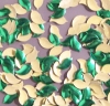 6x10mm Bright Green Leaf 144pcs