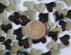 10mm Black Heart HotFix - 36pcs