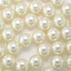 6mm CRYSTAL CREAM PEARL 50pcs - CRYSTALLIZED Swarovski