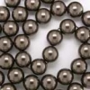 4mm CRYSTAL BROWN PEARL 50pcs - CRYSTALLIZED Swarovski