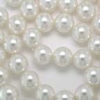 4mm CRYSTAL WHITE PEARL 50pcs - CRYSTALLIZED Swarovski